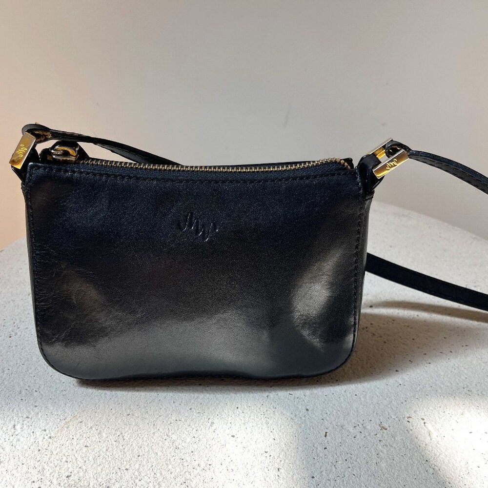 MONSAC Black Leather Bag